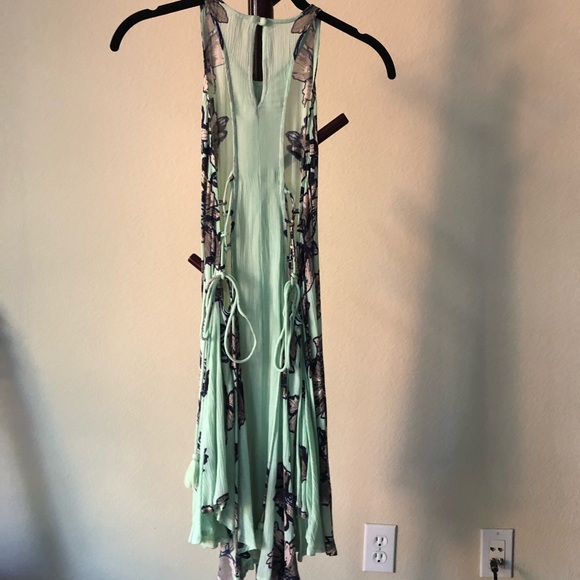 Floral Slip Dress with Strappy Back - Picture 4 of 4